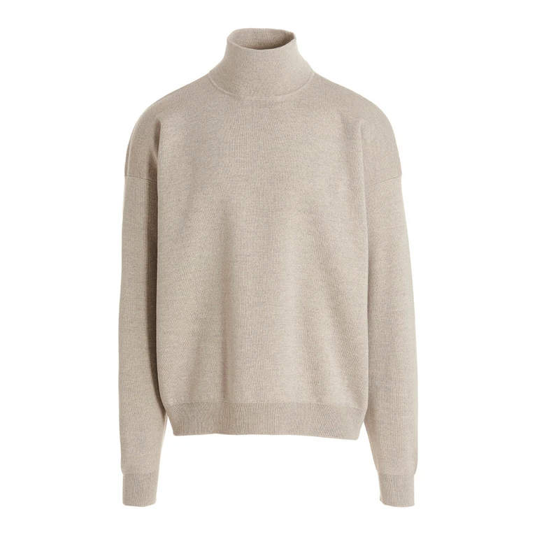 Fear Of God Pull Col Roulé - Gris