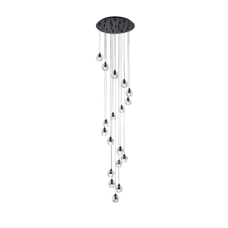 Black LED Pendant from the Eren Collection