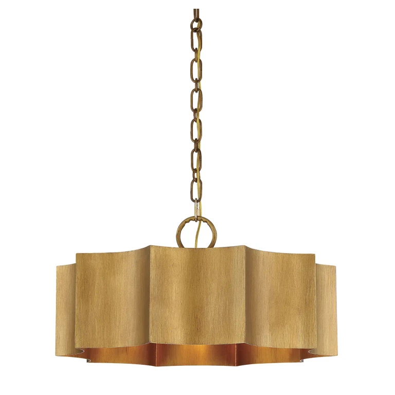 Savoy House Shelby 22.5" 3-Light Pendant in Gold Patina - 7-100-3-54
