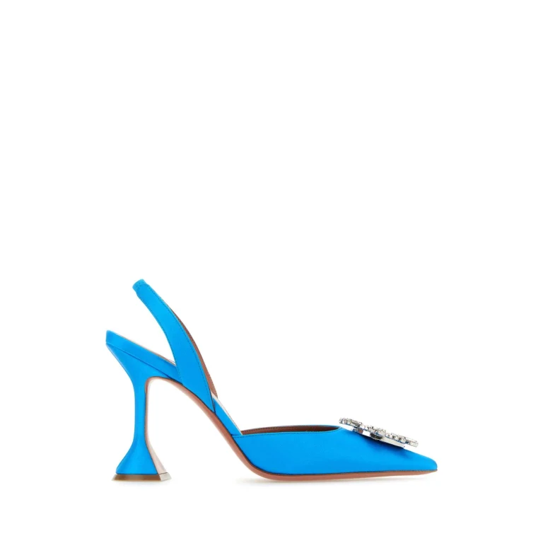AMINA MUADDI 'Begum Sling' mesh slingback pumps Woman 36+