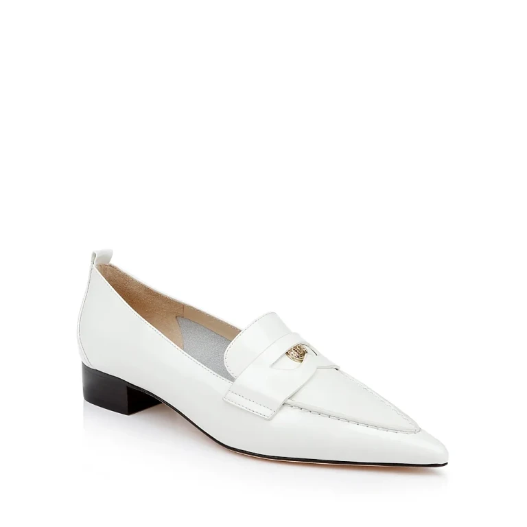 L'Agence Women's Maelys Pointed Toe Block Heel Shoes