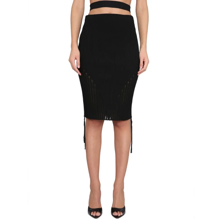 Saia midi Infinity Courrèges