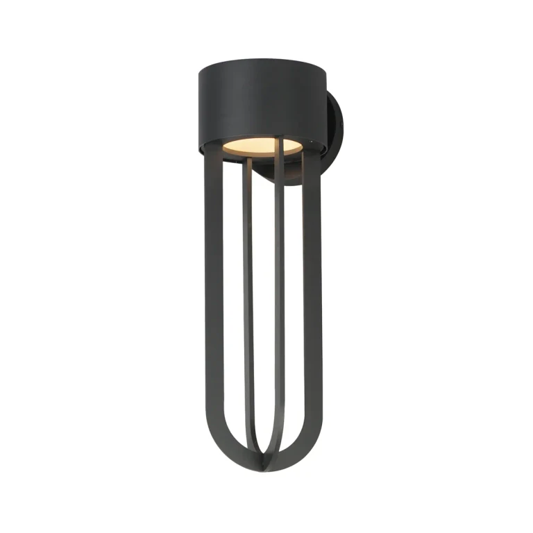Black LED Outdoor Wall Sconce from the Quayside VX Collection