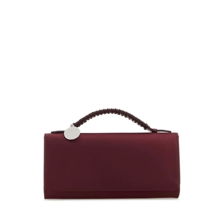 Stella McCartney Burgundy Satin Falabella Handbag
