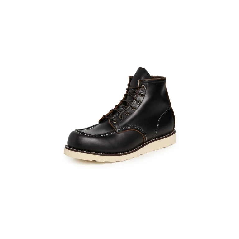 Red Wing Classic Moc Prairie Leather Boots 6 Black Prairie 9.5