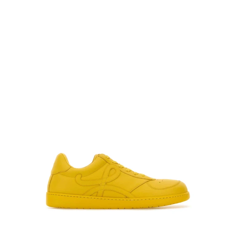 Loewe Yellow Leather Jambo Sneakers