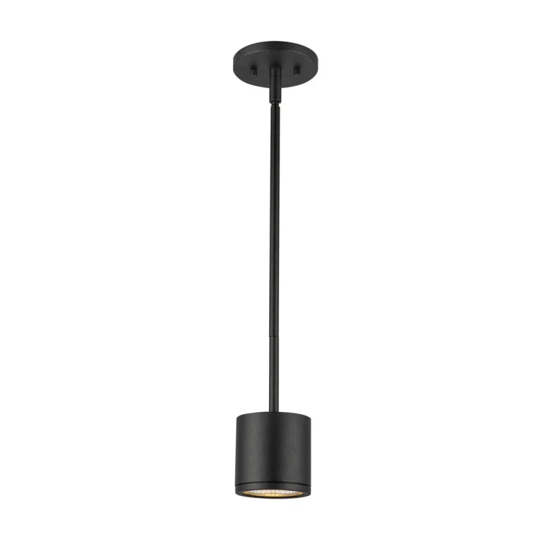 Black LED Outdoor Pendant from the Nordic Collection