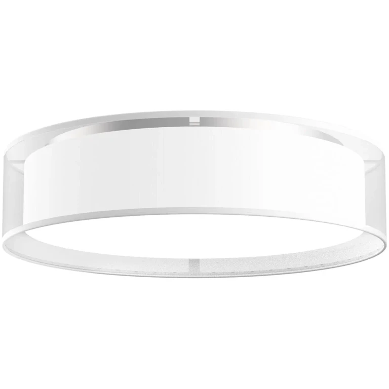 Kuzco Dalton Ceiling Light in White Organza