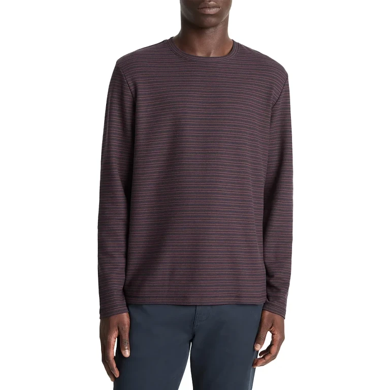 Vince Long Sleeve Pima Crewneck Tee