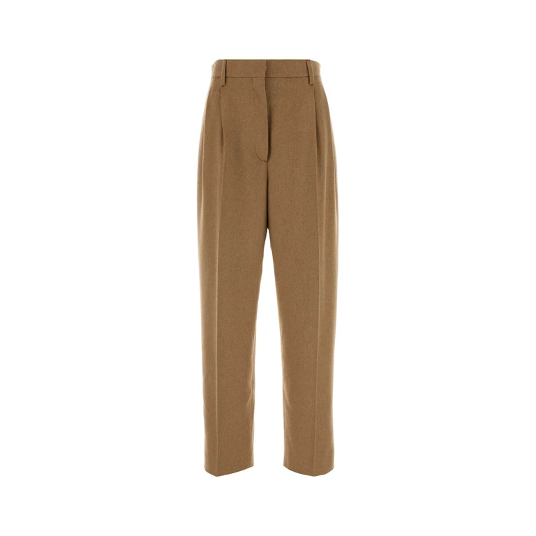 Prada Camel Pant Cammello Exterior: Pantaloni - Women