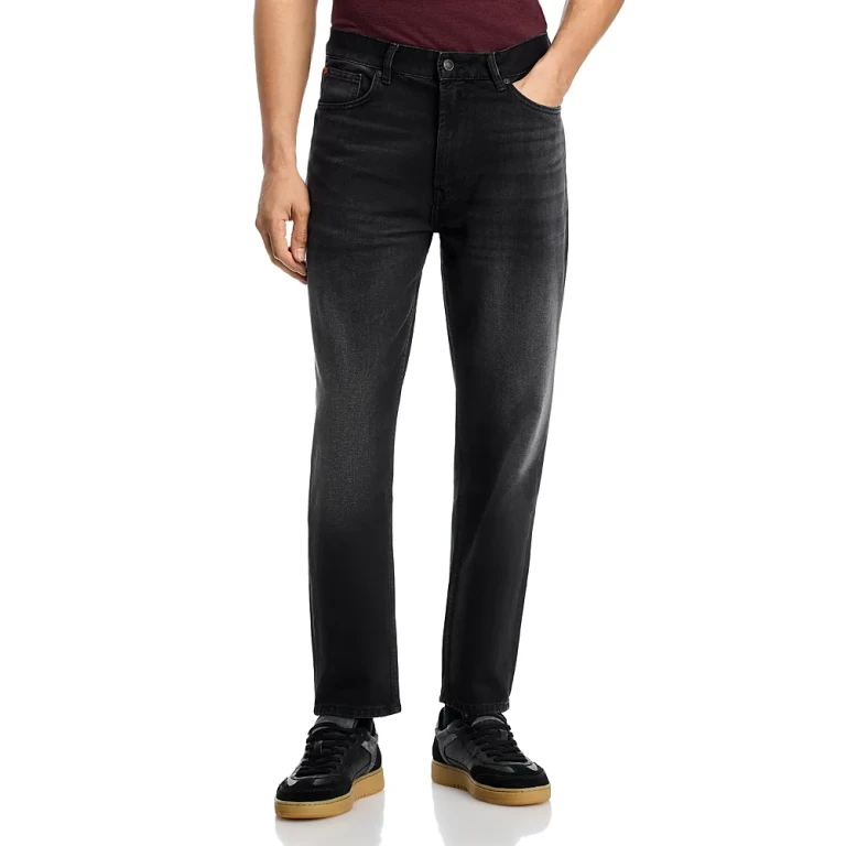 Hugo 838 Relaxed Tapered Fit Jeans in Dark Gray