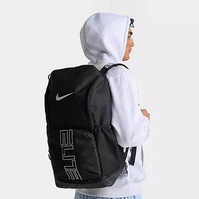 Nike Varsity Hoops Elite Backpack (32L) in Rose Gold/Black