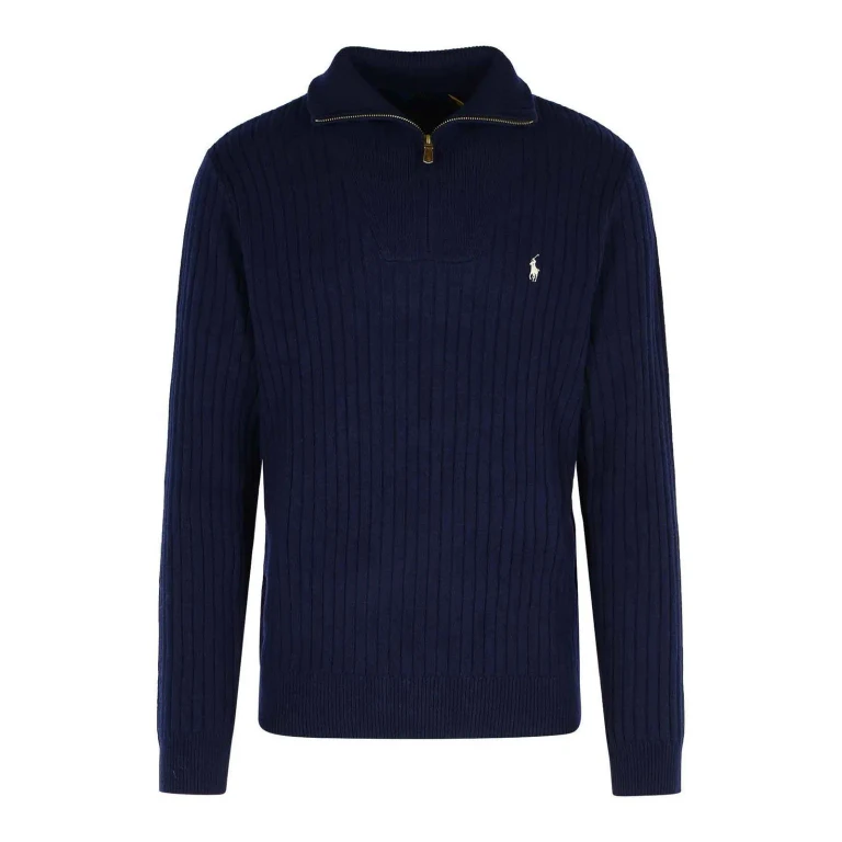 Polo Ralph Lauren Pull Col Rond - Bleu Foncé