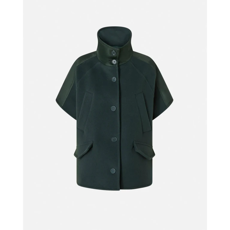 Pinko - Cape en drap à col montant - XS