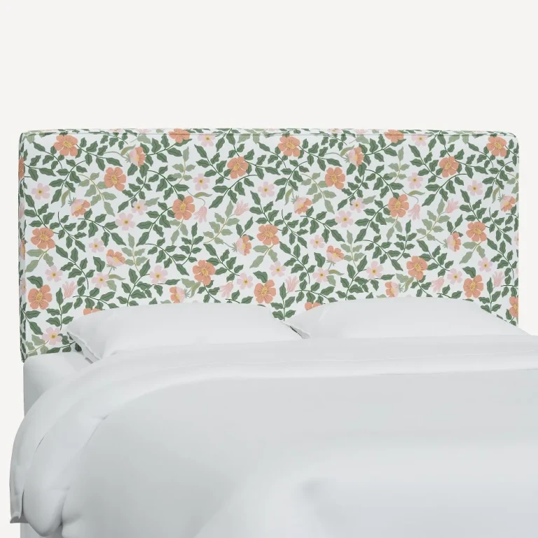 Cabecero Rifle Paper Co. Elly Primrose Blush & Cream para cama matrimonial