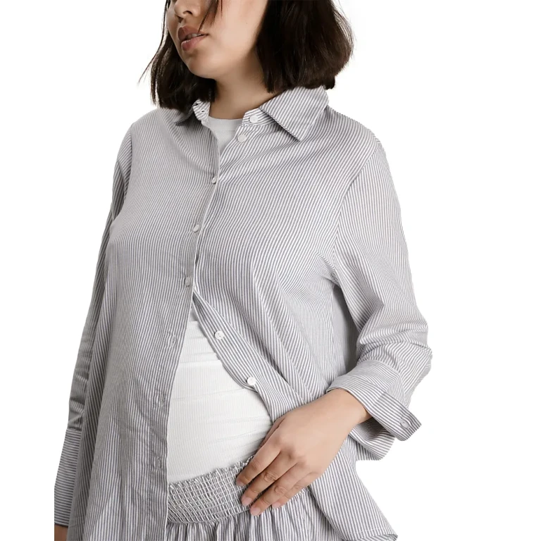 Nom Maternity The Everyday Cotton Maternity Shirt