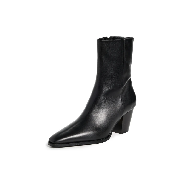 AEYDE Hedvig Calf Leather Black Boots Black 36