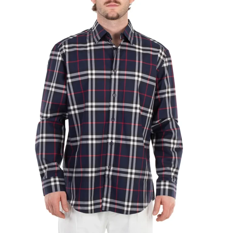 Burberry Caxton Vintage Check Print Button Down Shirt