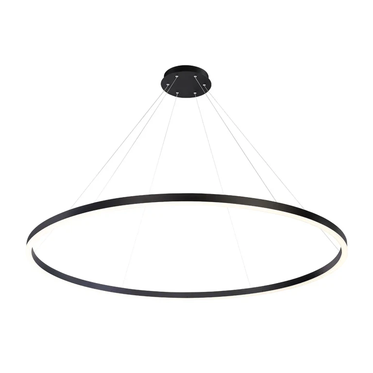Matte Black LED Chandelier from the Spunto Collection