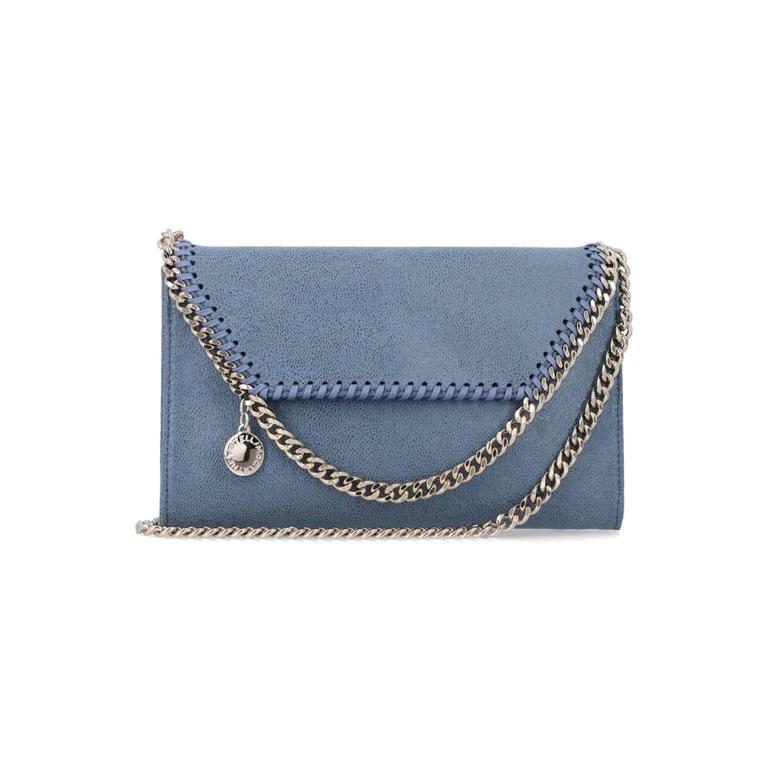 Stella Mccartney Blue Falabella Crossbody Wallet