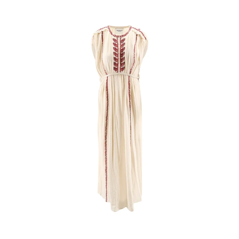 Isabel Marant Etoile Robe Au Genou - Beige (RO1050FAD1J16EBERD)