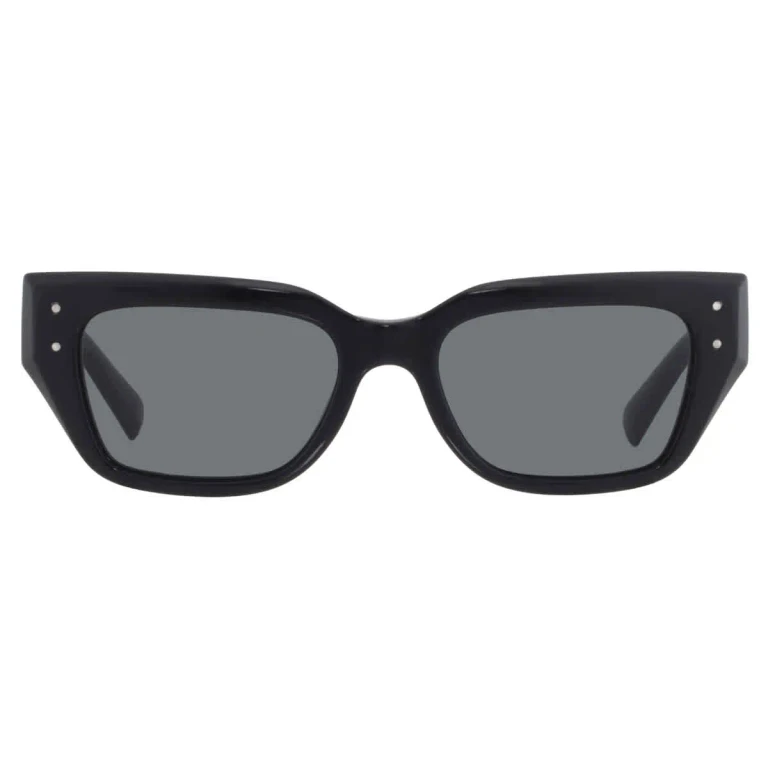 Dolce and Gabbana Dark Grey Cat Eye Ladies Sunglasses DG4462 501/87 52