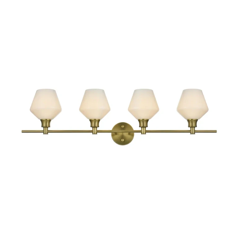 Satin Gold Wall Sconce from the Gene Collection