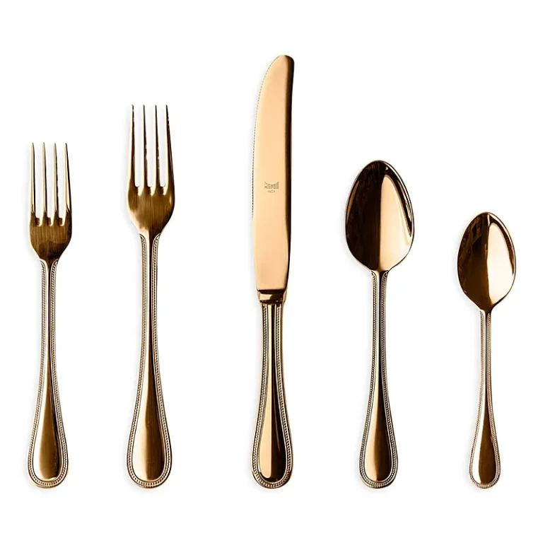 Mepra Perla Oro 5 Piece Place Setting
