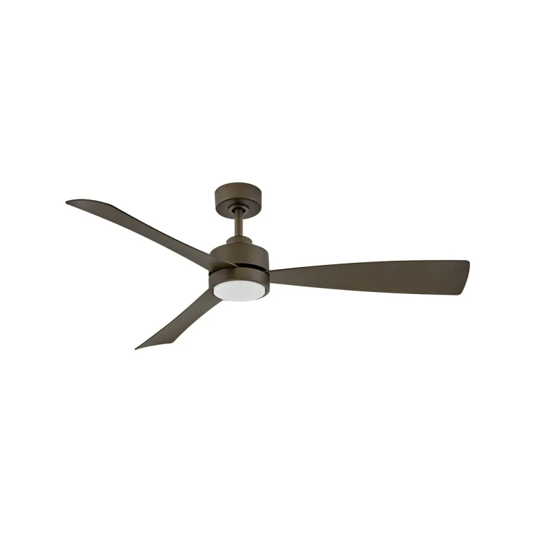 Metallic Matte Bronze 56" Ceiling Fan from the Iver Collection