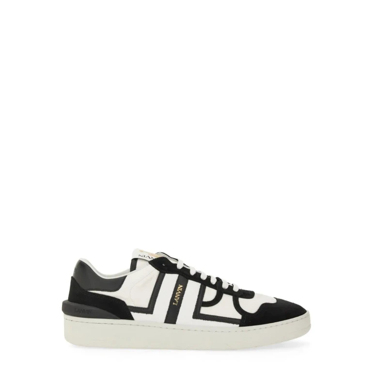 Lanvin Logo Printed Lace-up Sneakers