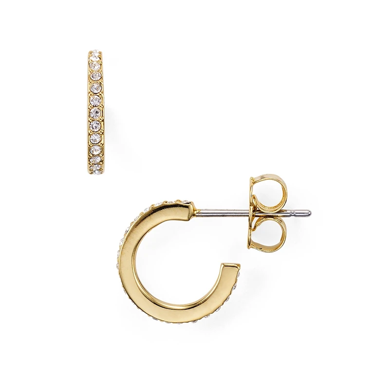 Nadri Pave Hoop Earrings