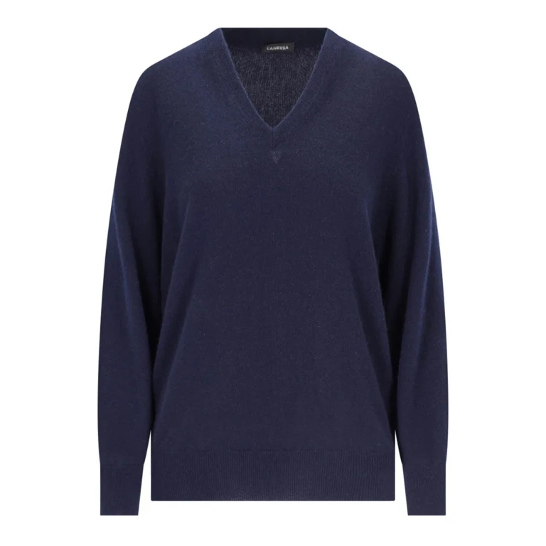 Canessa Pull À Col V - Bleu