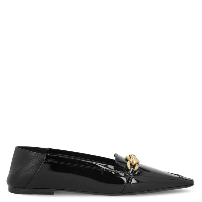 Saint Laurent Patent Leather Le Maillon Loafers