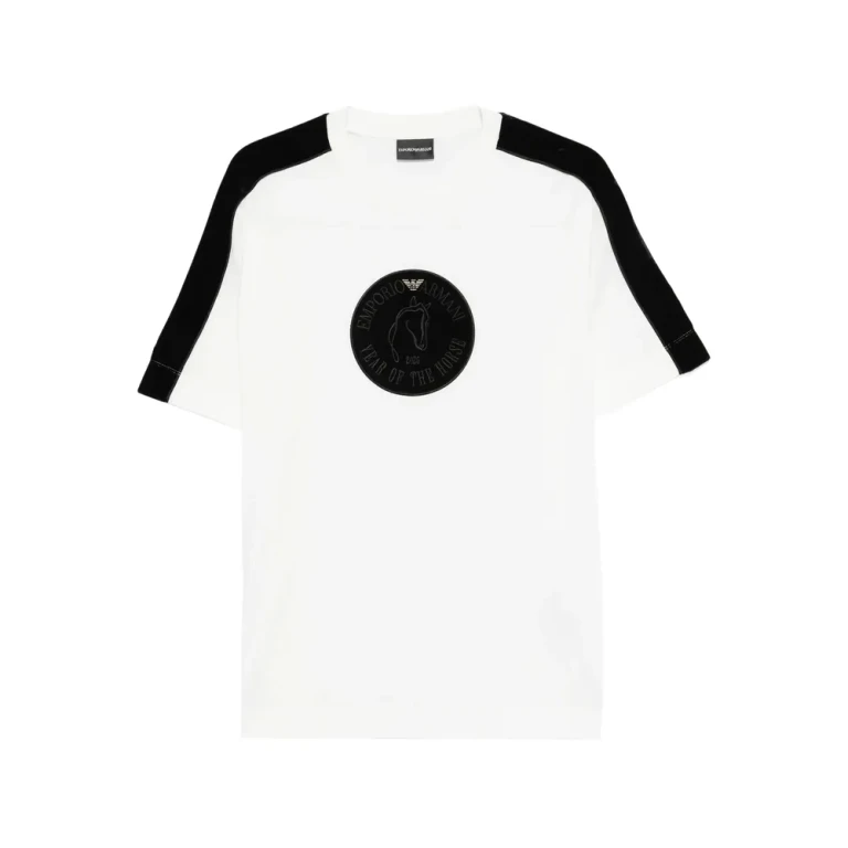 T-shirt Emporio Armani con dettaglio a righe