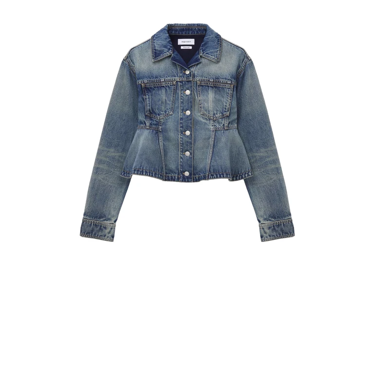 Alexander Mcqueen Coats Blue