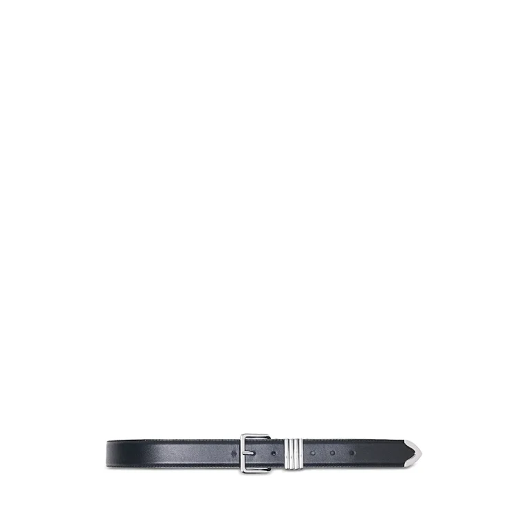 Maje Women's Smooth Leather Belt