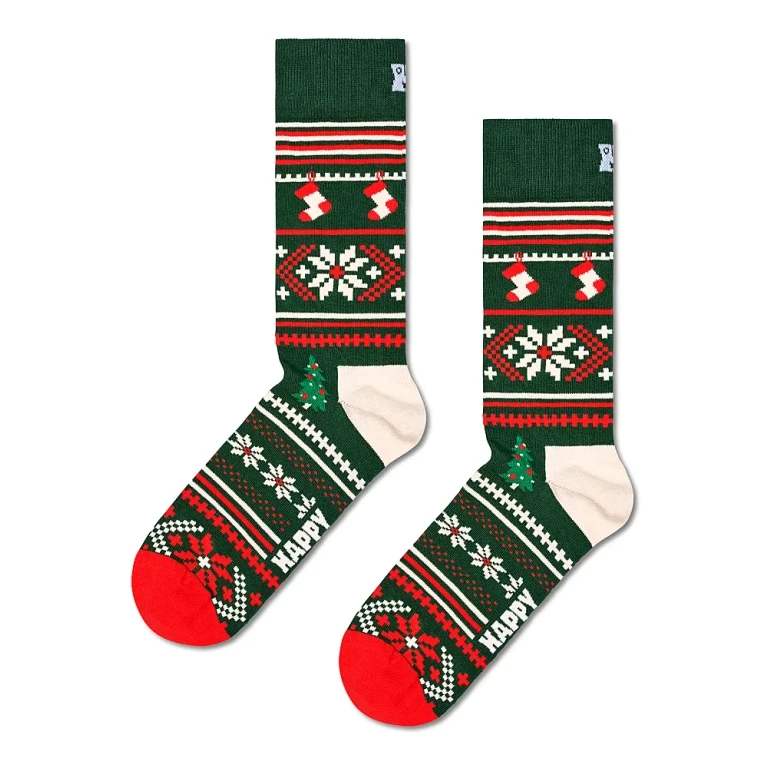 Happy Socks Christmas Sweater Crew Socks