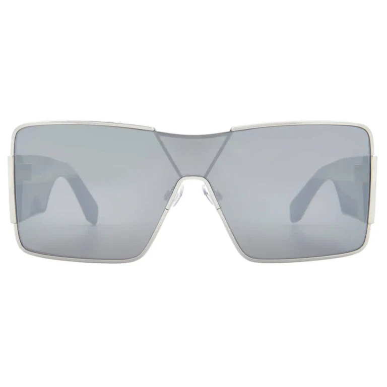 Off-White ASPEN Silver Mirror Shield Unisex Sunglasses OERI14G 7272 141