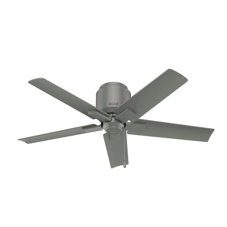 Matte Silver 44"Ceiling Fan from the Terrace Cove Collection