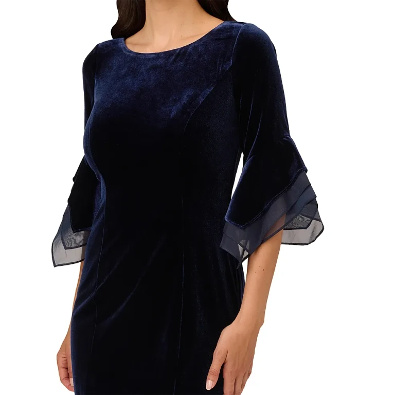 Adrianna Papell Velvet Dress