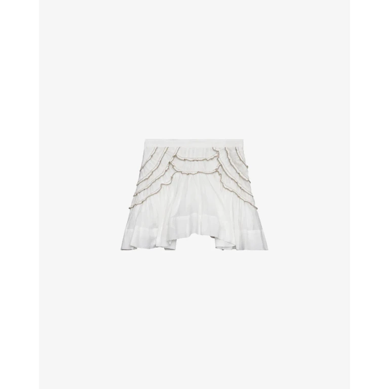 Jupe Ceola - Femme - Blanc - Taille 40 - Marant Étoile