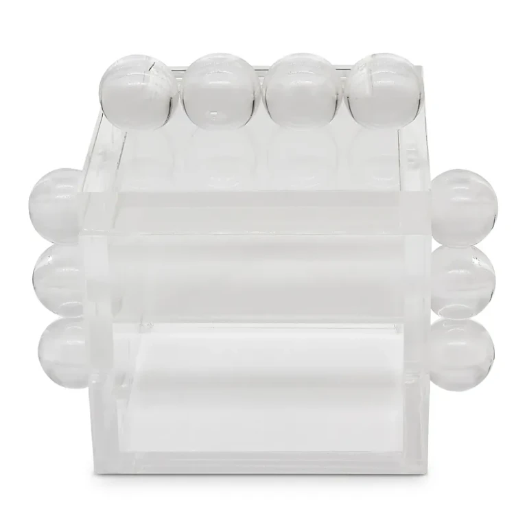 Tizo Lucite Bubble Design Box with Lid