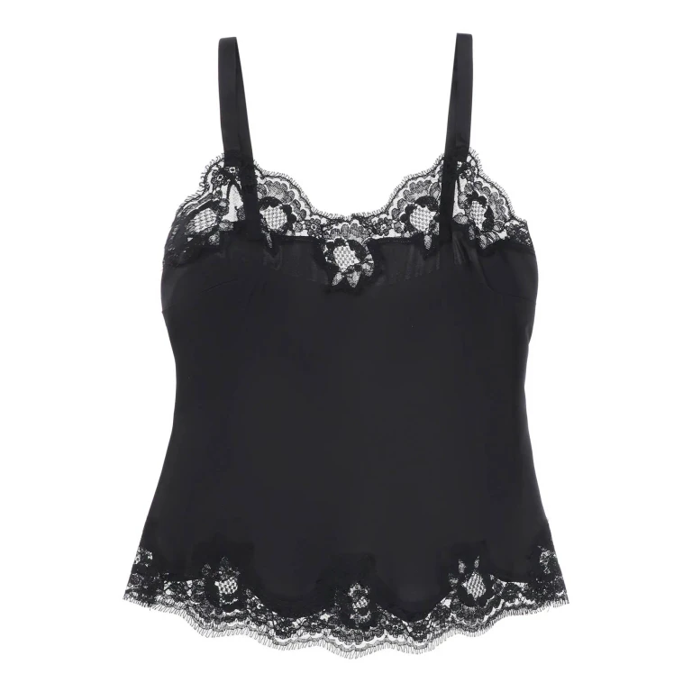 Dolce & Gabbana Satin Lingerie Top