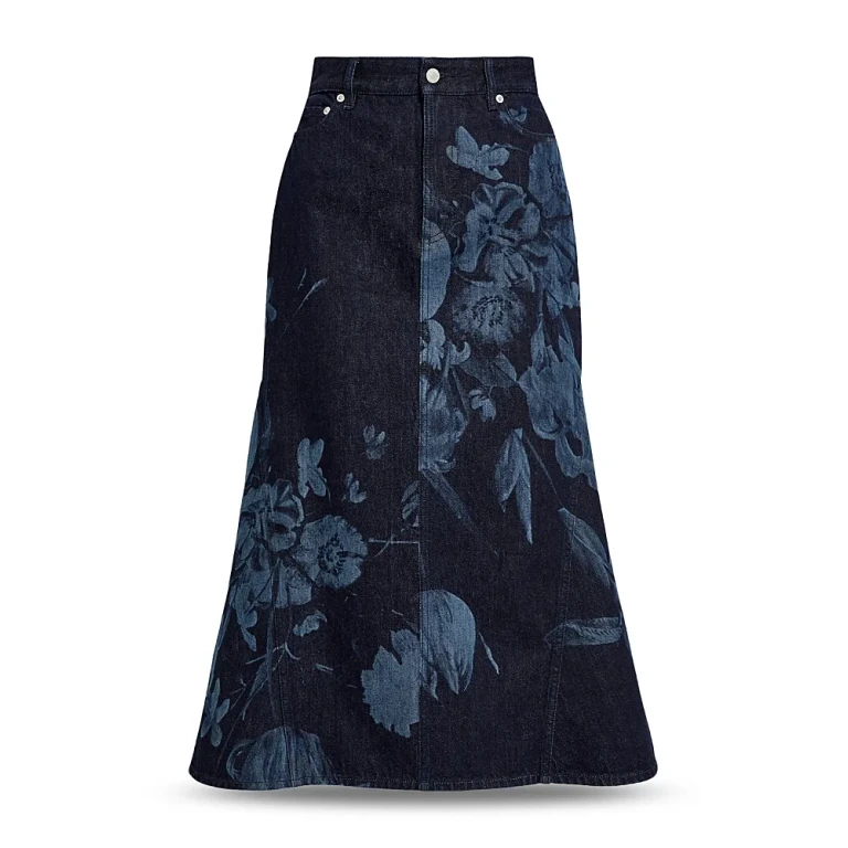 Erdem Fluted Midi Skirt