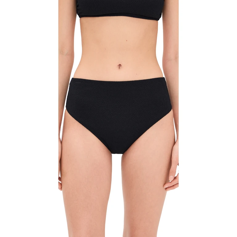 ViX Paula Hermanny Bela Full Bikini Bottoms Black L