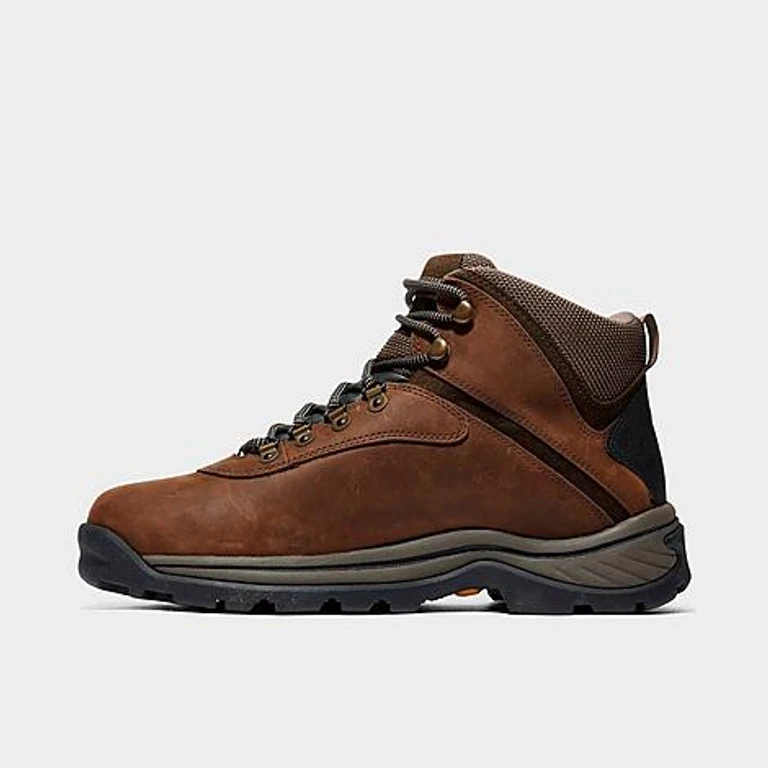 Timberland Men's White Ledge Mid Waterproof Hiking Boots in Brown Size: 7.0