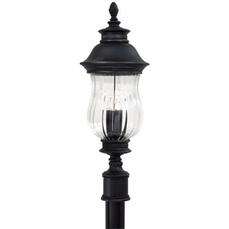 Newport 3-Light 28" Outdoor Post Light in Heritage