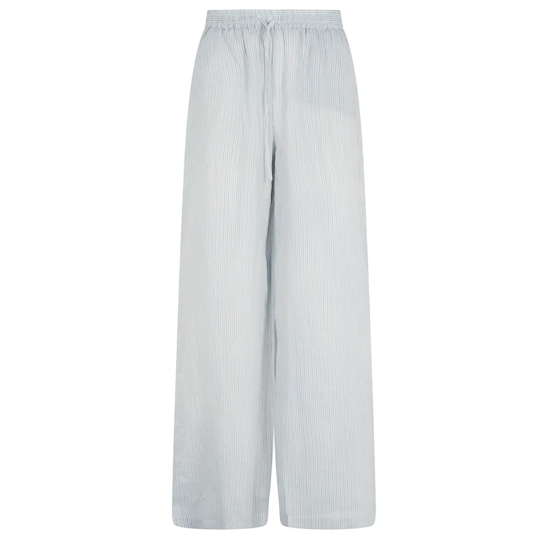 Roberto Collina Pantalone Blue Cotone Seta Pantaloni - Women