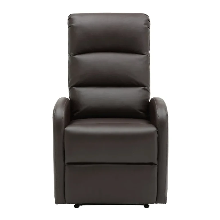 Dormi Brown Faux Leather Manual Recliner