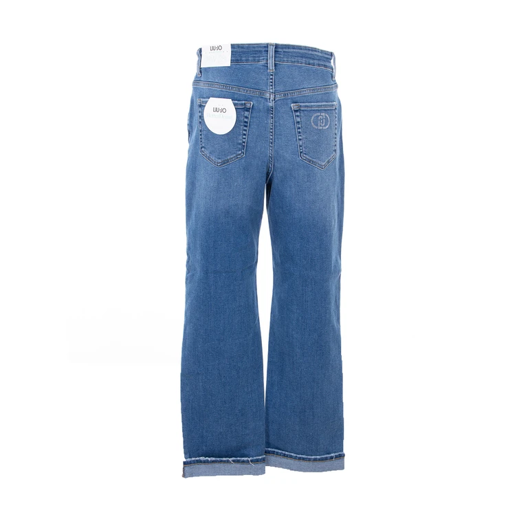 Liu Jo Trousers Blue Cotton - Women